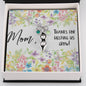 Mom, Thanks for Helping Us Grow! Pea Pod Necklace