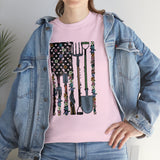 American Flag Gardening Tee