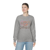Getting Lit Fall Candle Unisex Heavy Blend™ Crewneck Sweatshirt