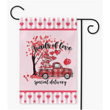 Loads of Love Special Delivery Valentine's Day Garden Flag