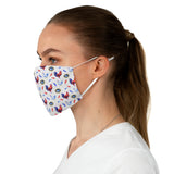 Chicken and Rooster All Over Print Fabric Face Mask