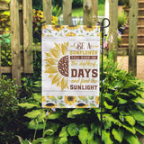 Be a Sunflower Garden Flag