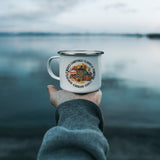 Fall Themed Camping Mug 12 oz, Autumn, Pumpkin, Hayrides, Pumpkins, Fall Campfire, Smores