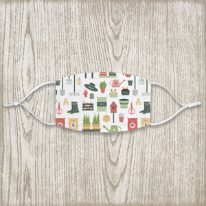 Garden Tool All Over Print Fabric Face Mask