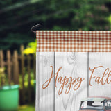 Happy Fall Y'all Autumn Orange Garden Flag