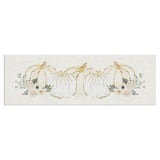 Ivory Fall Pumpkin Panoramic Wall Art Canvas