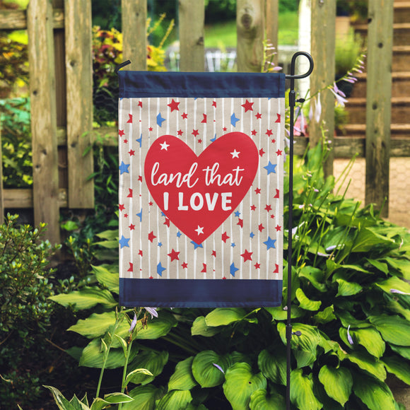 Land that I Love Americana Garden Flag