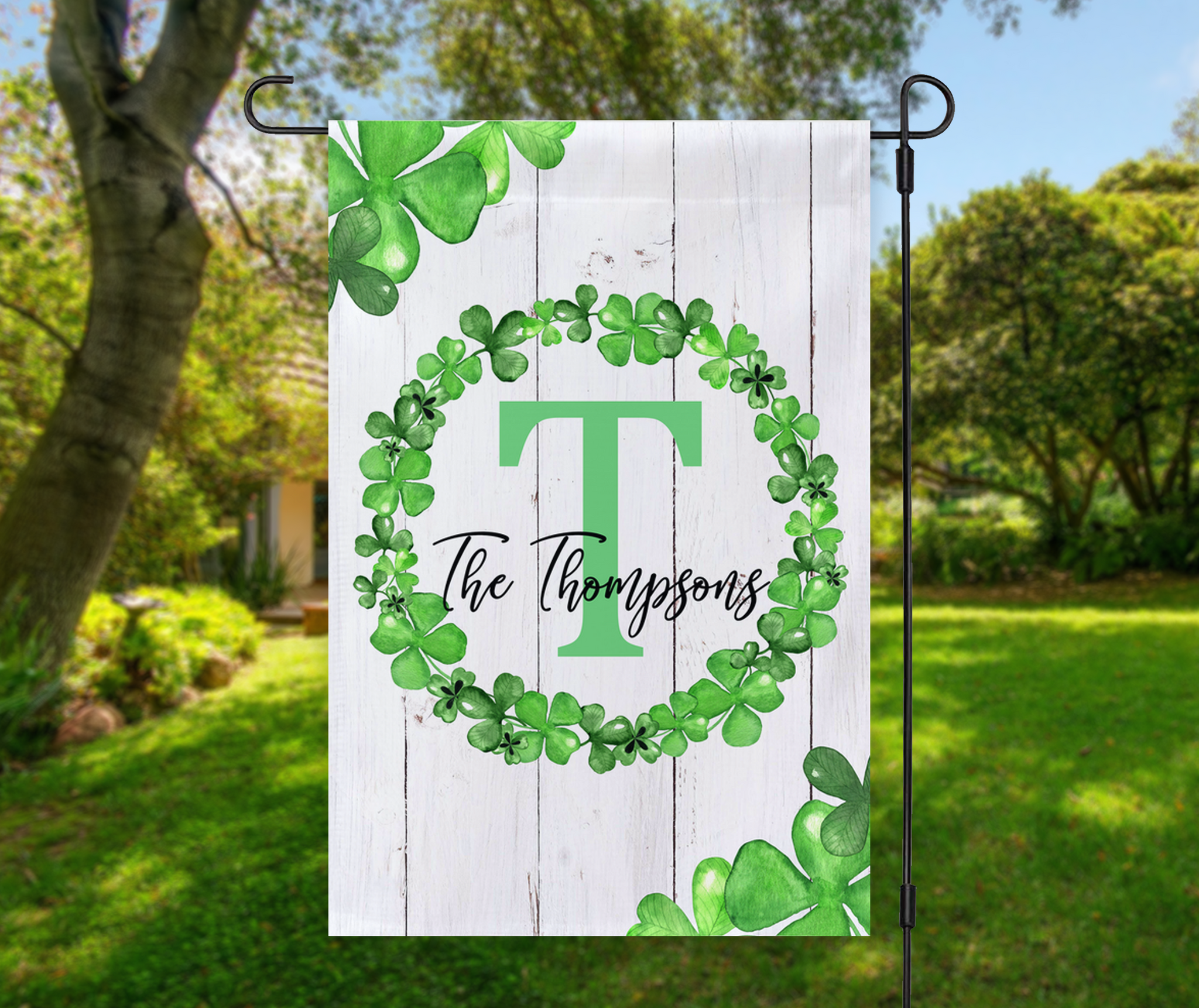 Happy St. Patrick's Day, Personalized Garden Flags, St. Patrick's