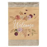 Welcome Burlap and Fall Color Garden Flag