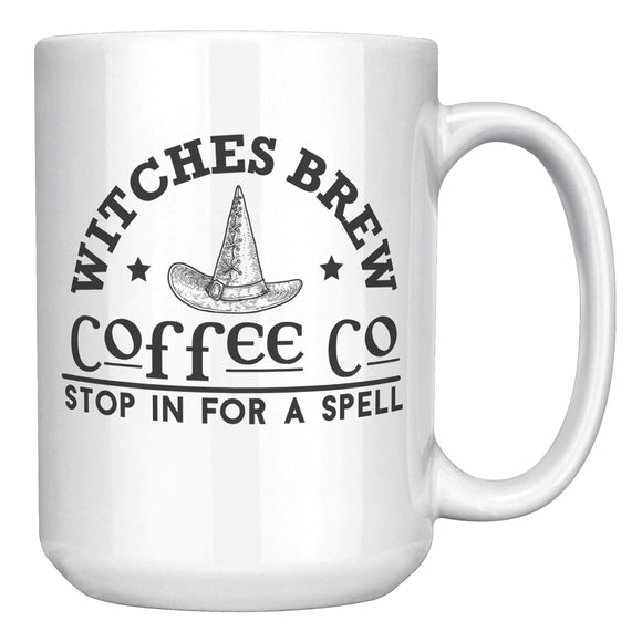 Witches Brew Stop In For A Spell Mug Halloween Spooky Witch Coffee Mug Tea Mug