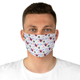 Chicken and Rooster All Over Print Fabric Face Mask