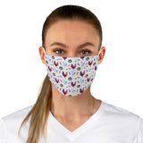 Chicken and Rooster All Over Print Fabric Face Mask